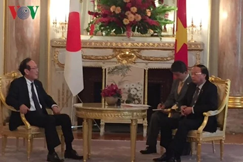 中央组织部部长苏辉瑞会见日本世尊信用卡公司董事长。