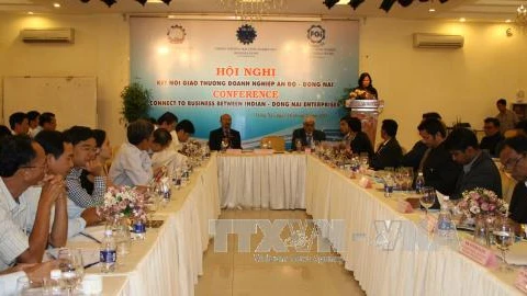 越南同奈省与印度企业商务会议（图片来源：越通社）