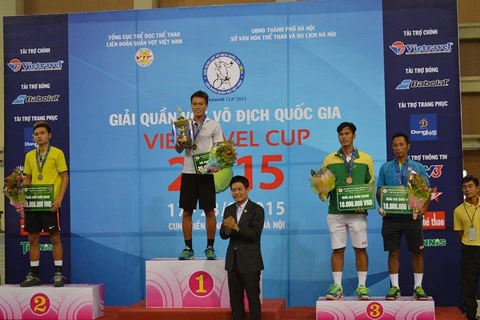 2015年越南国家网球锦标赛闭幕（图片来源于网络）