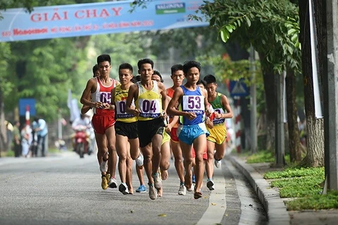 参赛的运动员（图片来源：Vietnam+）