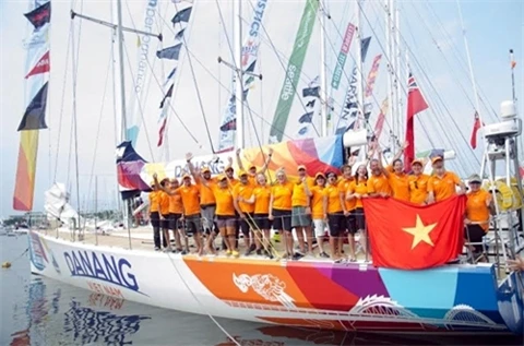 越南岘港队已结束了2015-2016年克利伯环游世界帆船赛（Clipper Race）的“Atlantic Trade Winds Leg”第一站比赛（图片来源：人民军队报）