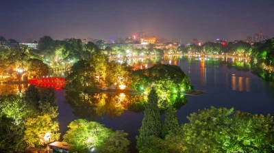 美丽的河内夜景​ （图片来源于网络）