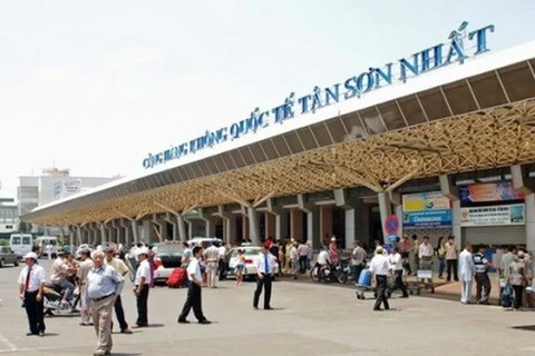 胡志明市新山一国际航空港（图片来源：越通社）