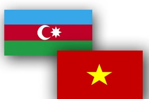 越南和阿塞拜疆的国旗（图片来源：En.trend.az）
