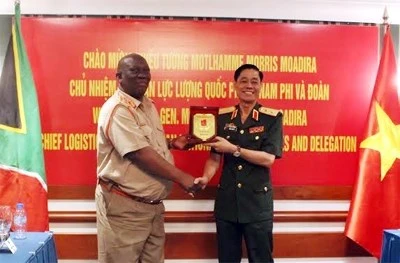 越南与南非两国军队加强合作（图片来源：​越南新报）