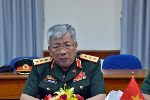 越南国防部副部长阮志咏上将（图片来源：Vietnam+）
