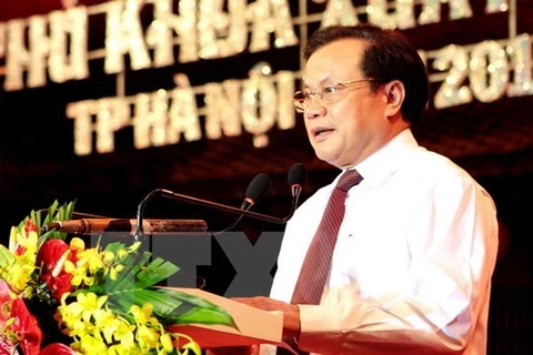 越共中央政治局委员、河内市委书记范光毅。