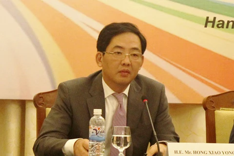 中国驻越大使洪小勇 。（图片来源：​越南劳动报）
