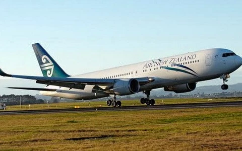 新西兰航空公司的一架波音767。