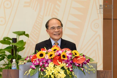 越南国会主席阮生雄（图片来源：越通社）