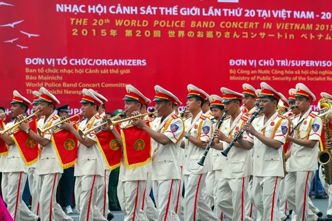 第20届世界警察音乐会在胡志明市举行（图片来源：越通社）