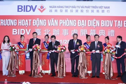 越南投资发展银行台北办事处开幕典礼（图片来源：BIDV）