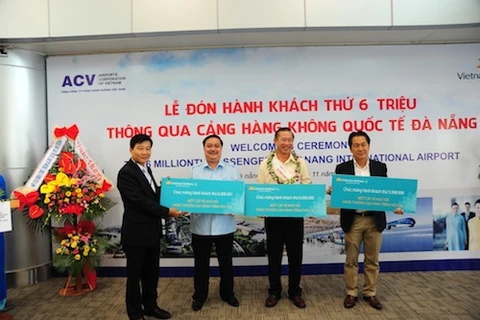 越南岘港国际航空港迎来第600万名游客