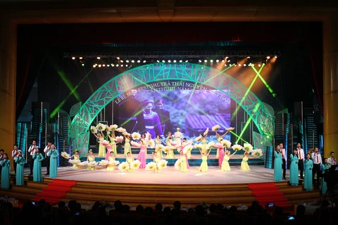 第三次越南太原茶叶节在太原省文化中心落下序幕（图片来源：越通社）