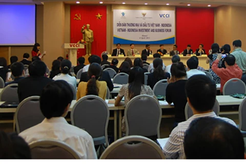 2015年越南印尼企业论坛在河内举行 （图片来源于网络）