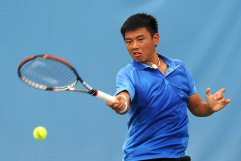 越南网球运动员李黄南（图片来源：越共电子报） 