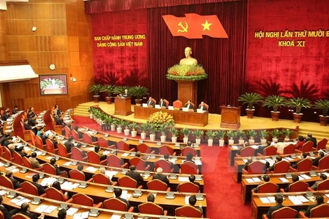 越共第十一届中央委员会第十三次全体会议（图片来源：越通社）
