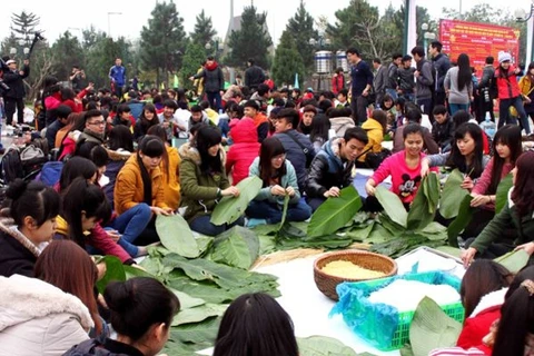 包绿粽子（图片来源：越南人民报）