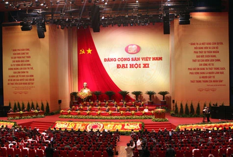 越南共产党第十一次全国代表大会（图片来源：因特网）