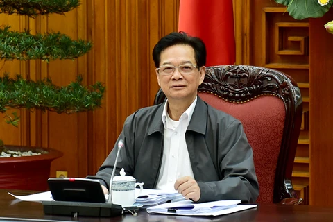 越南政府总理阮晋勇主持召开政府常务会议（图片来源：越通社）