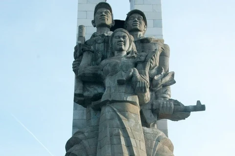 在柬埔寨的一个越南志愿军纪念堂​ （图片来源：越通社）