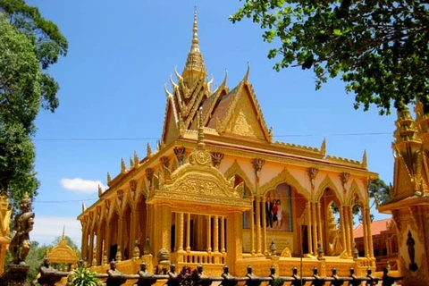 越南南部高棉族寺（图片来源：因特网）