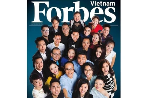 越南《福布斯》杂志公布2016年度30岁以下最具潜力杰出人士榜单