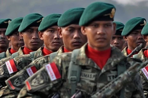 印尼军队士兵