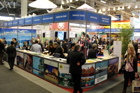 201​5年柏林国际旅游展上的越南展位。