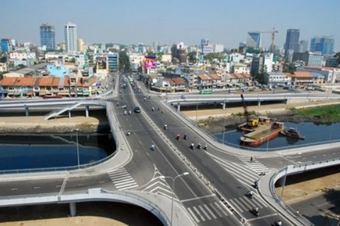 由日本援建的一个交通工程