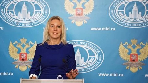 俄罗斯外交部发言人扎哈罗娃 （图片来源：Reuters)