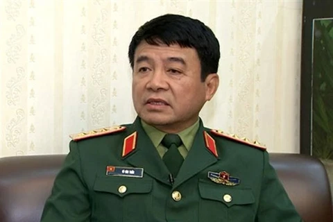 越南人民军副总参谋长武文俊上将接受采访