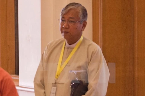 缅甸新任总统吴廷觉 （图片来源：越通社）