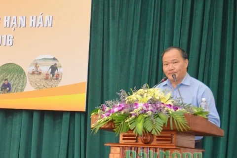 越南农业与农村发展部副部长黄文胜在会议上致辞。