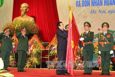 张晋创主席出席国防部军需供应局成立70周年纪念典礼（图片来源：越通社）