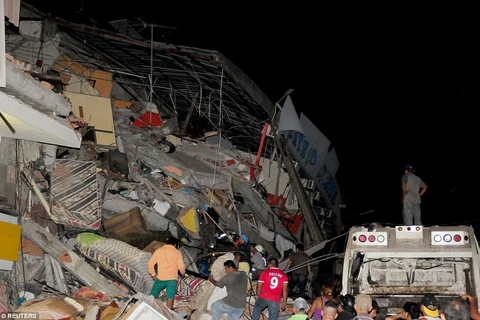 厄瓜多尔强震造成严重损失（图片来源：Reuters）
