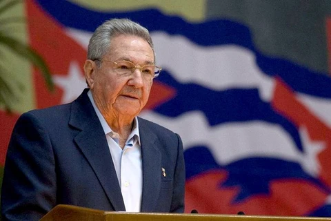 古巴共产党中央第一书记劳尔·卡斯特罗（图片来源：法国新闻社）