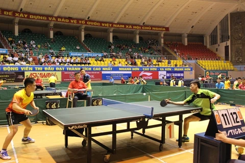 2016年黄石杯国际乒乓球比赛开赛 （图片来源：http://haiduong.gov.vn）