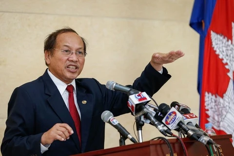 柬埔寨内阁事务国务秘书兼发言人帕西潘（图片来源：cambodiadaily.com）