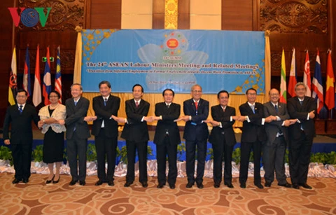 第24届东盟劳工部长级会议（图片来源：越南之声）