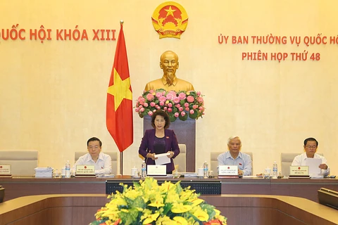 越南第十三届国会常委会第四十八次会议在河内召开（图片来源：越通社）