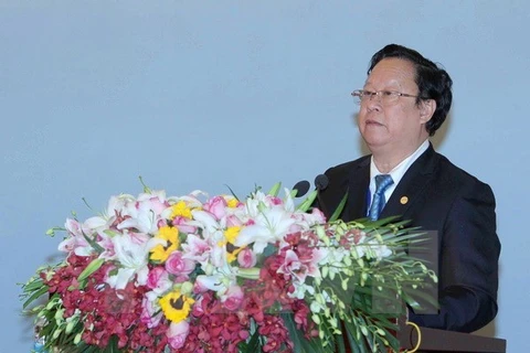 越南友好组织联合会主席武春鸿（图片来源：越通社）