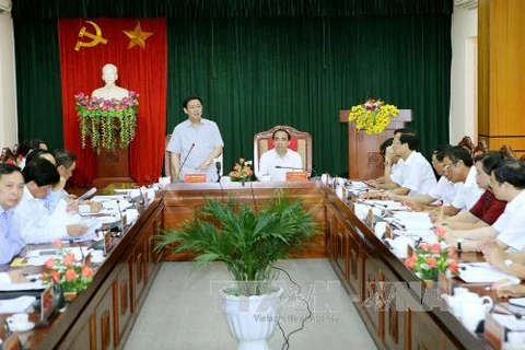越南政府副总理王廷惠赴宣光省调研（图片来源：越通社）