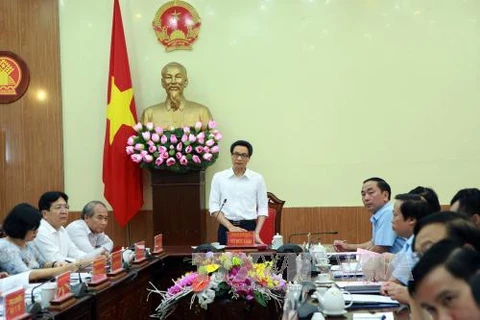 越南政府副总理武德儋赴太原省调研（图片来源：越通社）