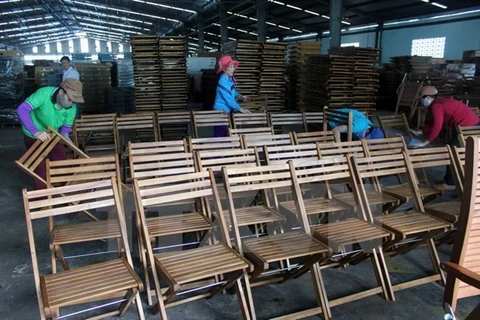 越南木制出口产品（图片来源：越通社）