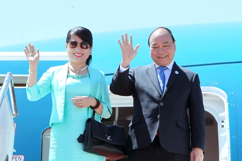 阮春福总理和夫人离开国乌兰巴托 圆满结束对蒙古进行的正式访问（图片来源：越通社）