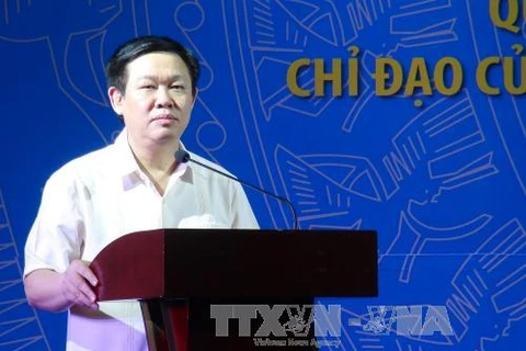 越南政府副总理王廷惠在会议上发表讲话（图片来源：越通社）