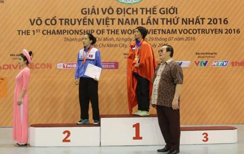 越南体育代表团居第一位（图片来源：体育报）