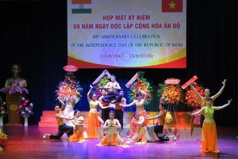 印度共和国独立日69周年纪念典礼在越南胡志明市举行（图片来源：越通社）