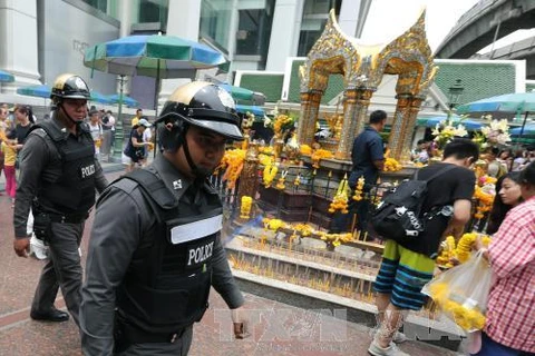 泰国警方加强对首都曼谷的安保工作。